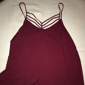 Express Strappy Purple Going-out Tank